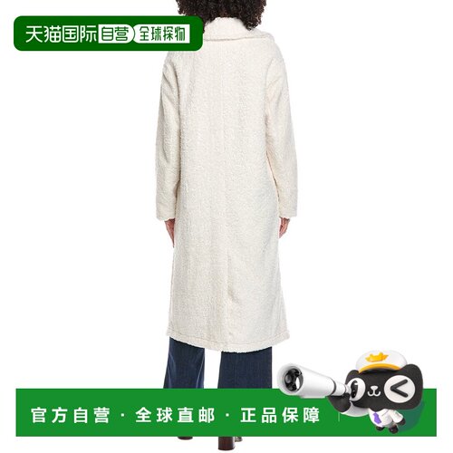 自营NOIZE Franny Long Coat - white 美国奥莱直发外套