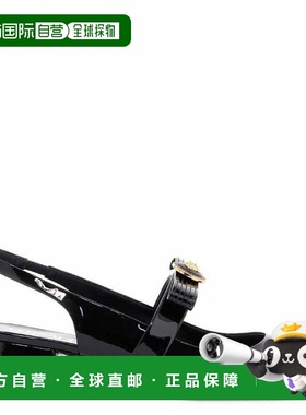 自营Versace Gianni Ribbon Patent 35 mmSlingback Pumps - blac