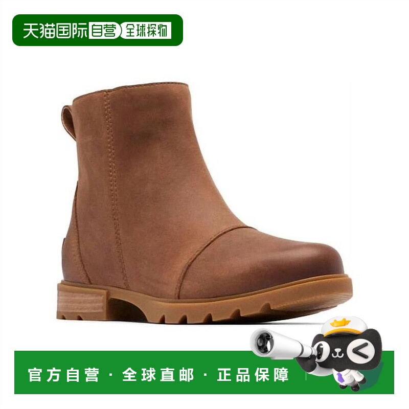 自营sorelWomen's Emelie Iii Zip Waterproof Bootie In Velvet