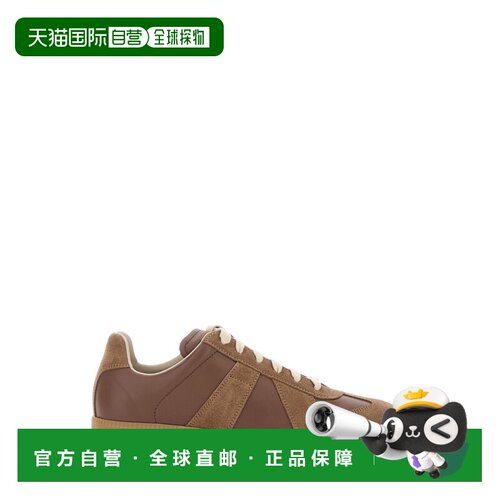香港直邮Maison Margiela 运动鞋 Replica S58WS0109白鞋棕色鞋