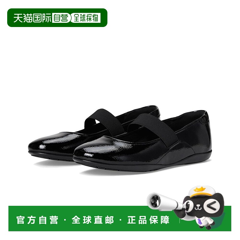 1h可退 【美国直邮】Rockport乐步女士时装单鞋浅口平底真皮休闲