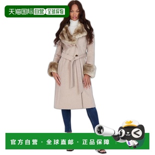 女士 1h可退 spiga via 外套大衣皮草 美国直邮