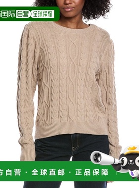 自营Chaser Annira Cable Knit Sweater - tan 美国奥莱直发