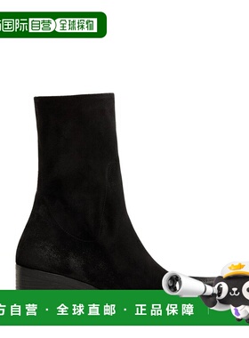 1h可退 香港直邮潮奢 marsell 女士 黑色 Cassello 踝靴 MW6665P0