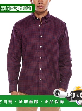 自营Brooks Brothers Regular Fit Oxford Shirt - red 美国奥莱
