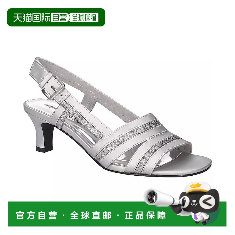 1小时内可退 【美国直邮】easy street 女士 凉鞋高跟外穿休闲 百