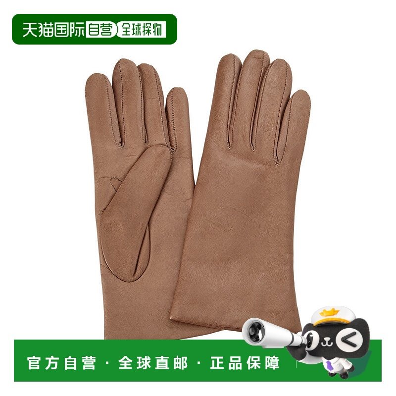 自营Portolano Women's Leather Taupe Gloves, 8.5 - taupe 美国