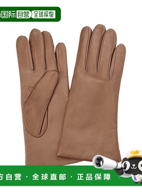 自营Portolano Women's Leather Taupe Gloves, 8.5 - taupe 美国