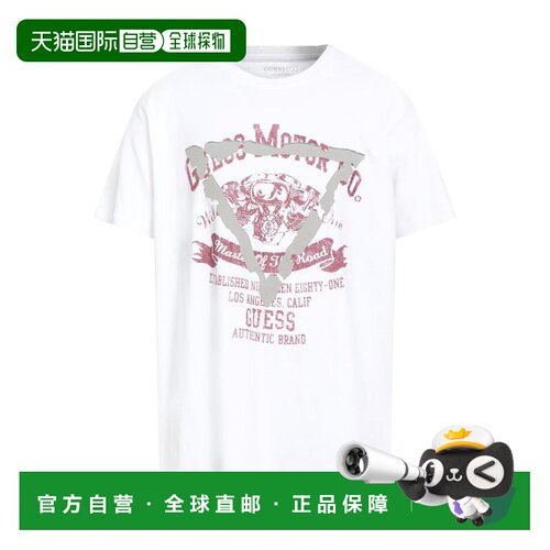 1h可退 【美国直邮】guess 男士 上装T恤短袖