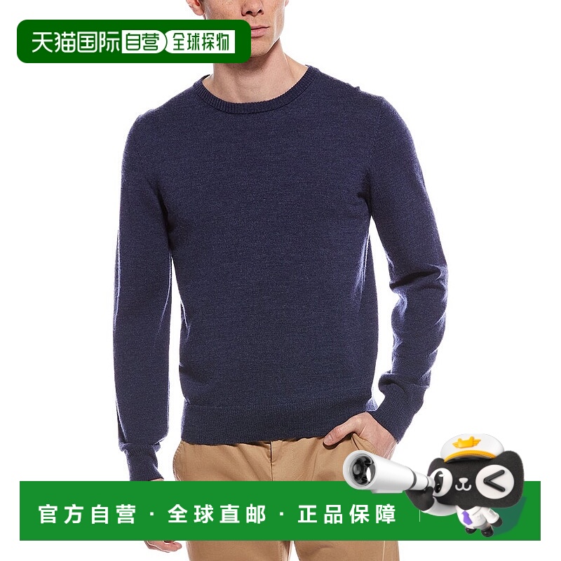 自营Mette Merino Wool Crewneck Sweater - blue 美国奥莱直发