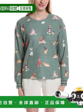 自营PJ Salvage My Boo Top - green 美国奥莱直发