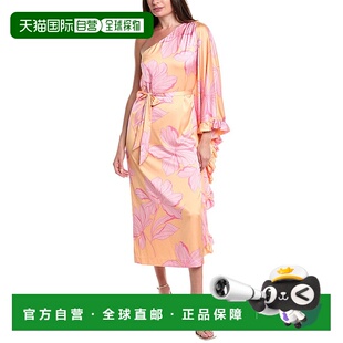 自营 Hutch Moran Midi连衣裙-橙色 美国奥莱直发