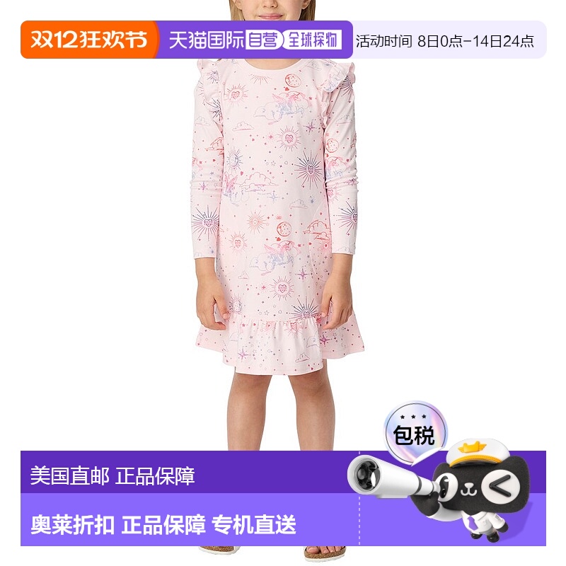 自营 Roller Rabbit 彩虹童话伊莎连衣裙 - 粉色 美国奥莱直发