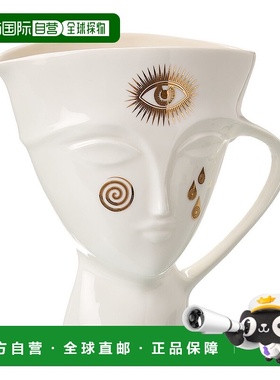 自营Jonathan Adler Gilded Giuliette Pitcher - white 美国奥莱