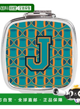 自营 Carolines Treasures CJ1063-JSCM 字母 J 足球水色正品