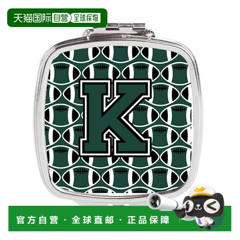 自营 Carolines Treasures CJ1071-KSCM 字母 K 足球绿色和正品