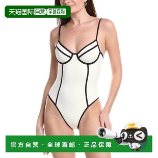 自营WeWoreWhat Danielle One-Piece - white 美国奥莱直发