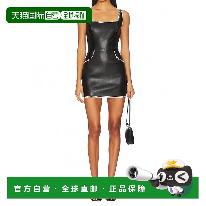 自营amanda uprichardGinger Skort Romper In Black - black 美