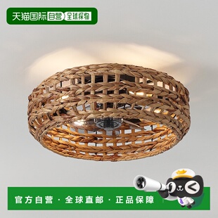 自营jonathan yArcher 4-Light Coastal LED Ceiling Fan, Metal/