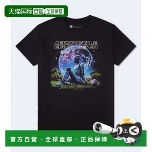 自营Aeropostale Alien World Graphic Tee - black 8 美国奥莱直