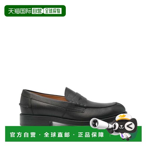 自营tod'sPenny Strap Leather Loafers - black 美国奥莱直发