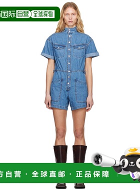 1h可退 香港直邮潮奢 Levi'S 李维斯 女士 蓝色 Short Sleeve Sur