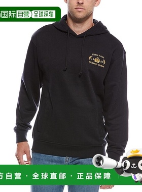 自营Scotch & Soda Fleece Graphic Hoodie - black 美国奥莱直发