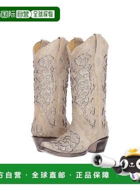 1h可退 【美国直邮】Corral A3322 女靴 时尚舒适真皮高跟靴