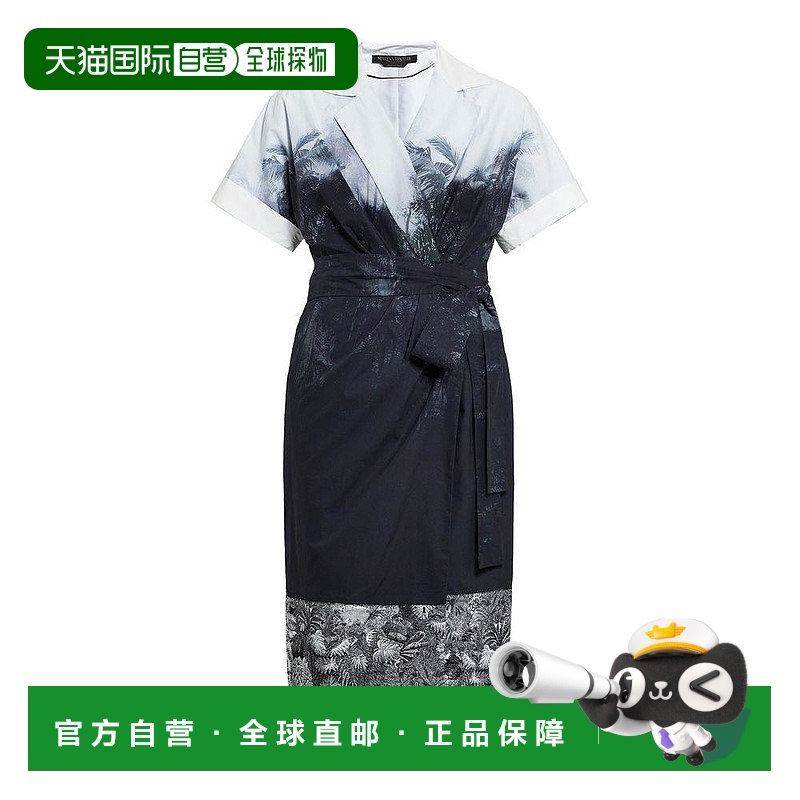 1小时内可退 【美国直邮】marina rinaldi 女士 连衣裙缎面印花