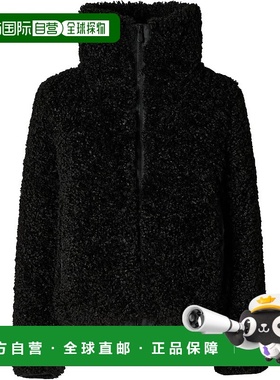 自营 Save the Duck 女士 Kennie 人造毛皮大衣，黑色 - 黑色 美