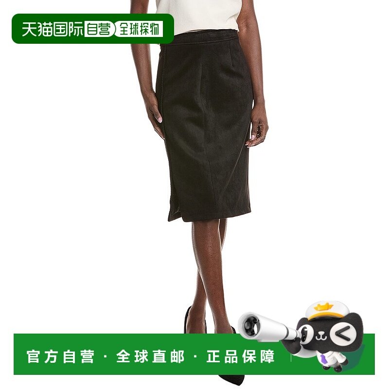 自营 T Tahari 裙子 - 黑色 美国奥莱直发高腰休闲中长款半身裙,女装/女士精品,半身裙,淘宝优惠券,粉丝福利购,淘宝优惠卷