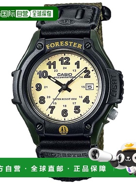 自营Casio Men's Field Watch with Green Nylon Band - FT-500WC