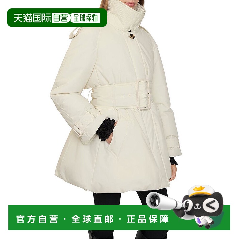 1h可退 【美国直邮】burberry 女士 大衣短款廓形立领风衣