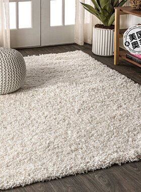 jonathan yMercer Shag Plush Area Rug - cream 【美国奥莱】直