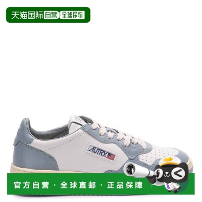 自营Autry Bicolor Medalist Leather Low Sneakers - white/silv