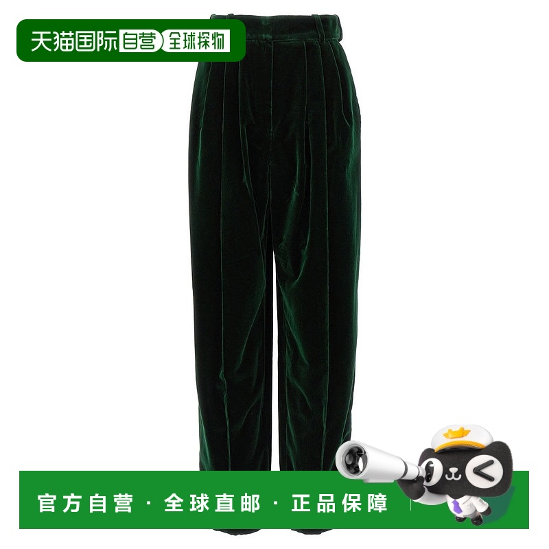 自营alexandre vauthier男朋友长裤-黑色 美国奥莱直发