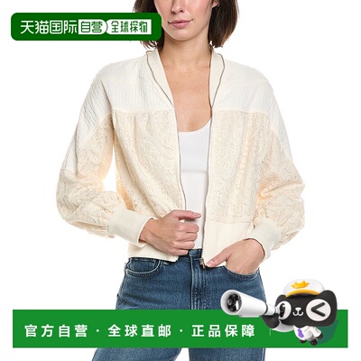 自营Gracia Lace Print Jacket - brown 美国奥莱直发外套