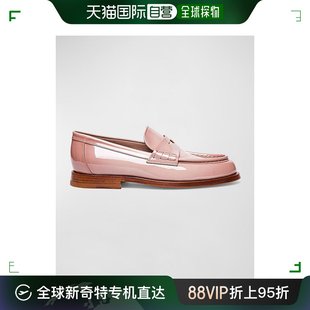 santoni 运动女鞋 真皮 休闲鞋 美国直邮 平底鞋 女士 懒人鞋 时尚