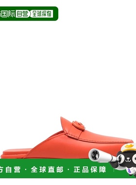 自营salvatore ferragamoFerragamo Logo Buckle Backless Slippe