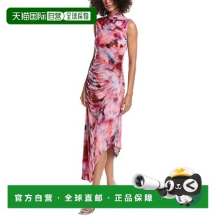 Jersey Printed Maxi Dress 美国奥莱直发 自营AMUR pink Kai