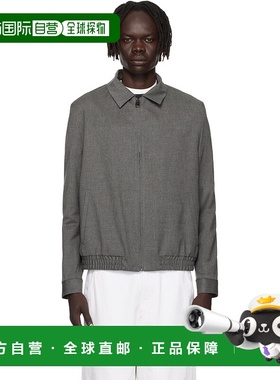 1h可退 香港直邮潮奢 HUGO 雨果 男士 灰色 Slim-Fit Stretch Fla