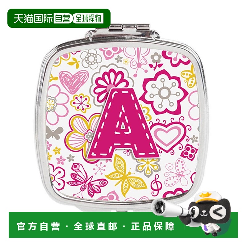 自营 Carolines Treasures CJ2005-ASCM Letter a Flowers &正品