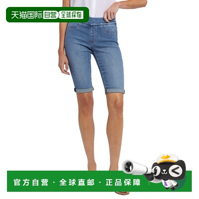 自营NYDJ Short Barcelona Breeze Short - blue 美国奥莱直发
