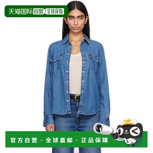 1h可退 香港直邮潮奢 Levi'S 李维斯 女士 蓝色 Iconic Western