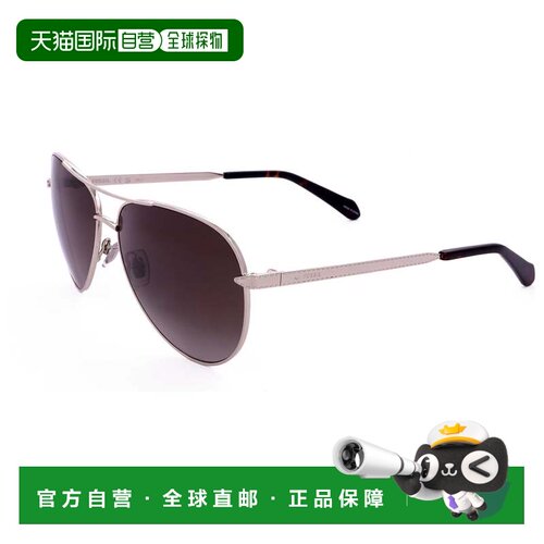 自营Fossil女士59毫米太阳镜FOS3141-G-S-3YG-59-浅金色 美国奥莱