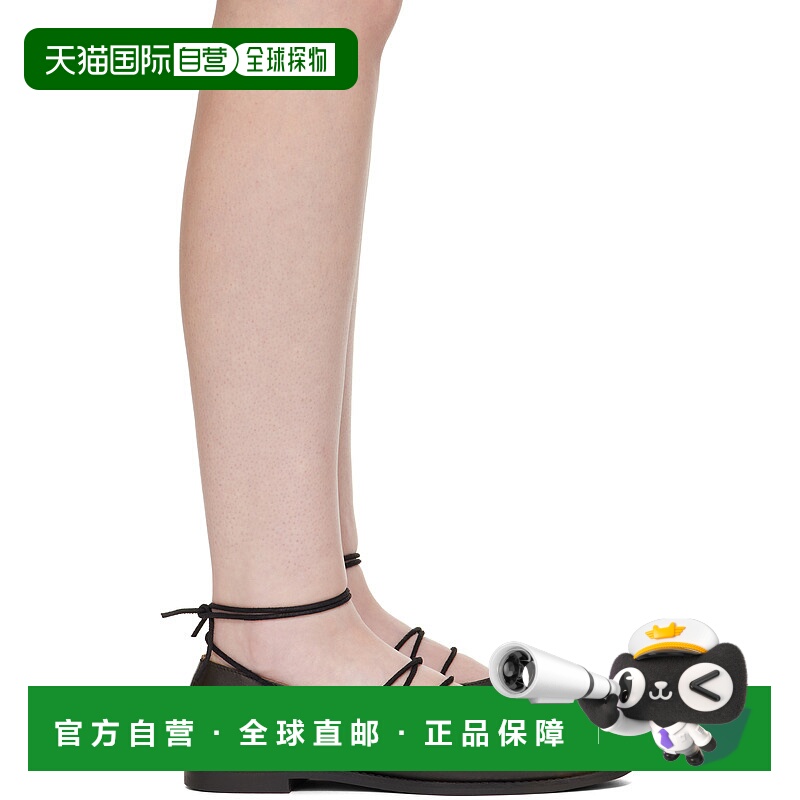 1h可退 香港直邮潮奢 Mfpen 女士 棕色 Laced 芭蕾鞋 FW325001