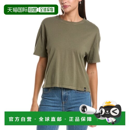 美国直邮自营rag & bone RB男友t恤-绿色 美国奥莱直发