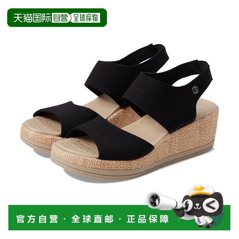 【美国直邮】bzees 女士 凉鞋绑带进口坡跟