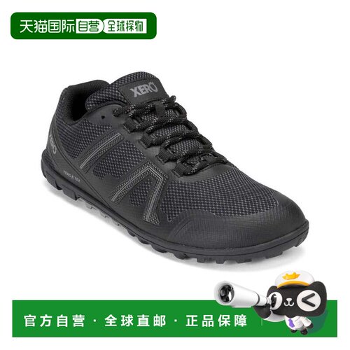 自营Xero Shoes Mesa Trail MXM-BLK男式美国7.5黑色防水跑鞋TF52