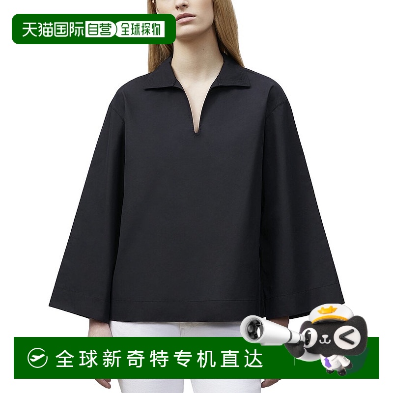 自营 lafayette 148 new york拉斐特148纽约加戴尔衬衫-黑色 【美